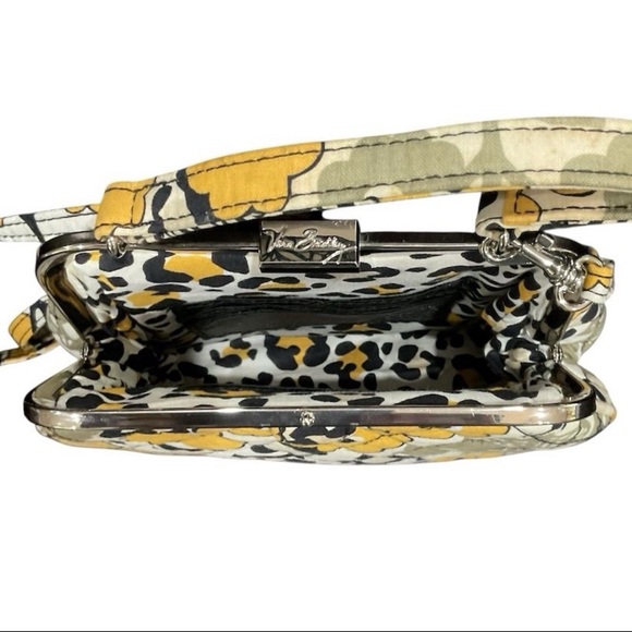 Vera Bradley Retired Go Wild Floral Animal Print Mini Frame Crossbody Bag - Picture 9 of 12